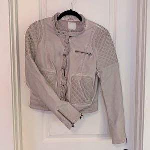 Anthropology Dusty Rose Biker Jacket